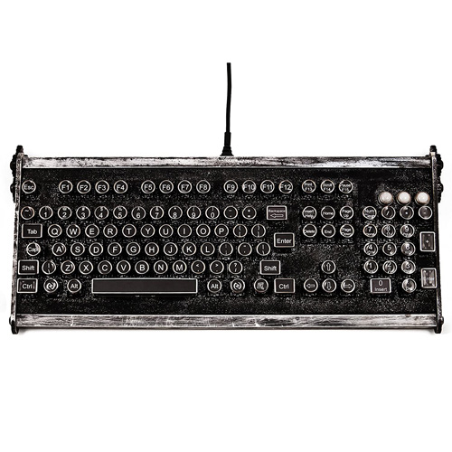 Механическая клавиатура в стиле стимпанк. Datamancer Machinist Keyboard